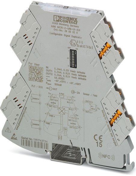 Phoenix Contact 2905026 Signal Duplicator 4-Way 24V DC