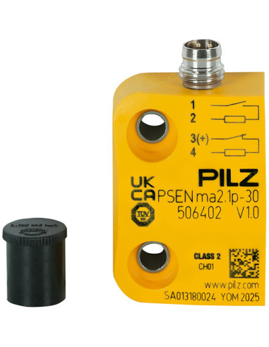 506402 Pilz - Interruttore di Sicurezza Magnetico 24V DC IP67