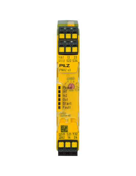 751103 Pilz - Relè di Sicurezza PNOZ s3 24V DC 2N/O