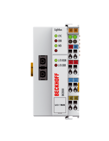 BK2000 Beckhoff - Lightbus Bus Coupler 24 V DC Fibra Ottica