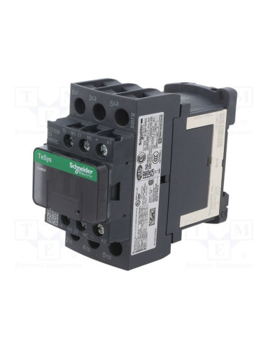 LC1D38BD Schneider Contattore 3 Poli 38A 24VDC TeSys D